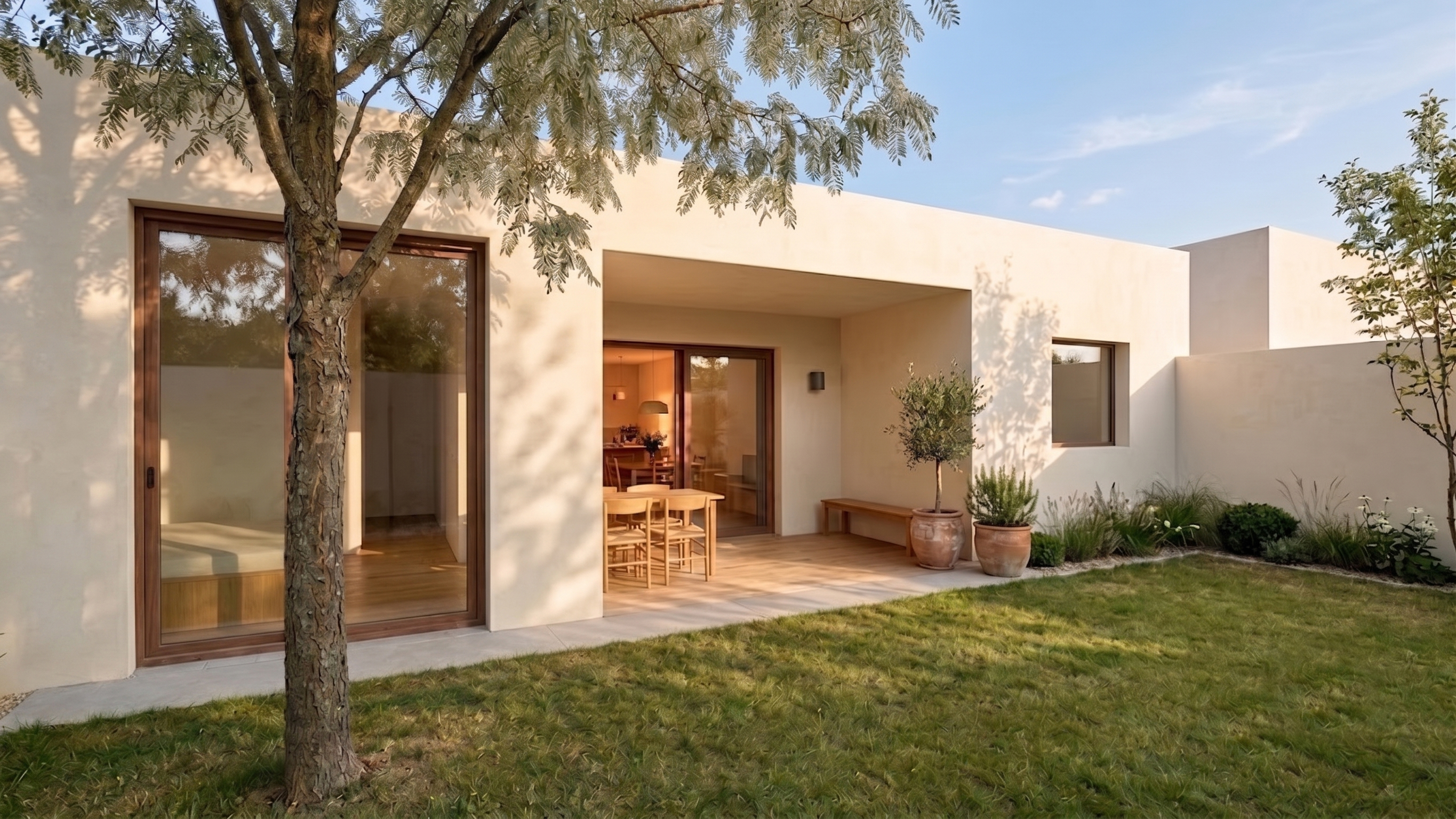 Render exterior de una vivienda MP Mallén