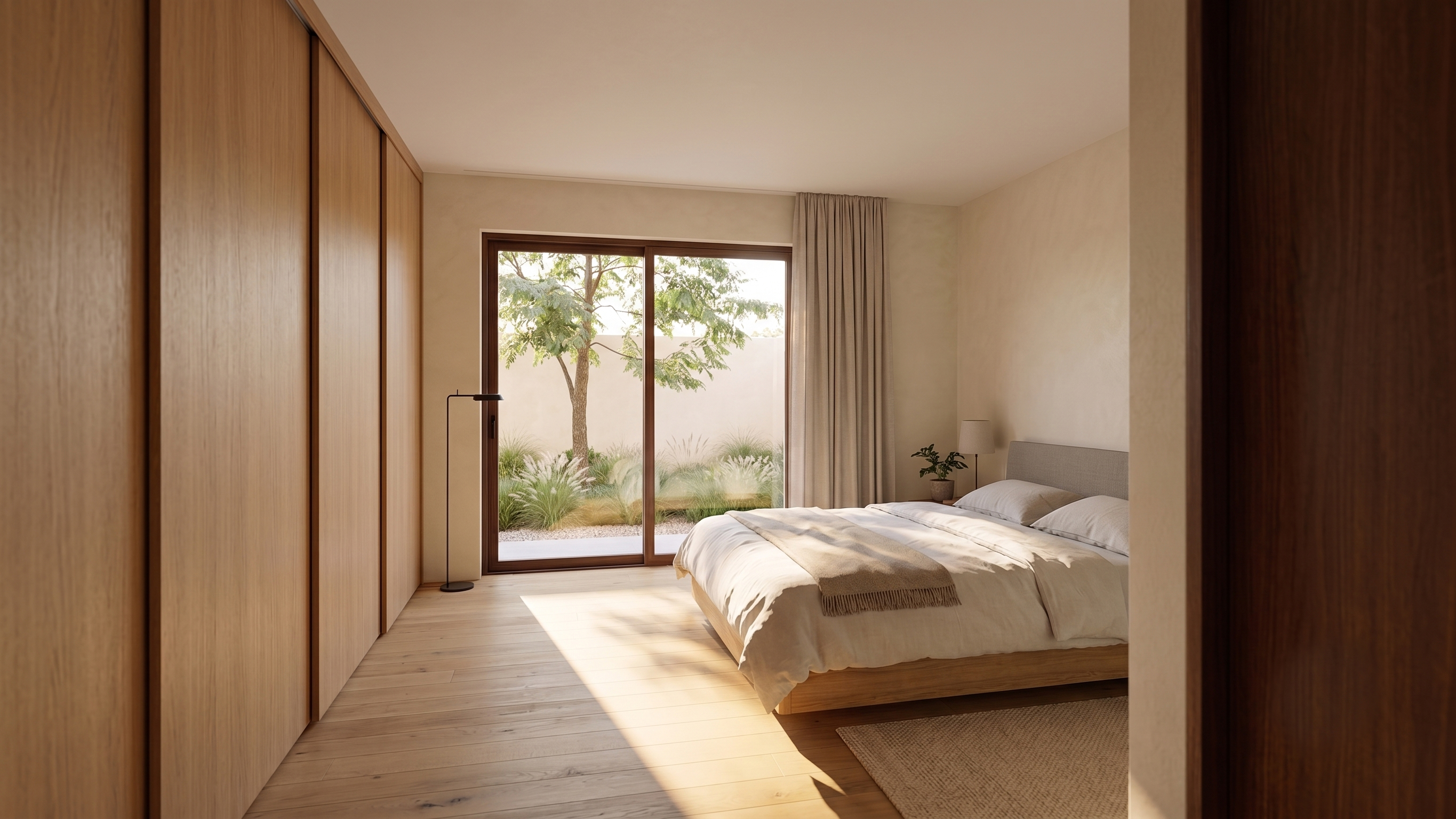 Render de una estancia de una vivienda MP Mallén